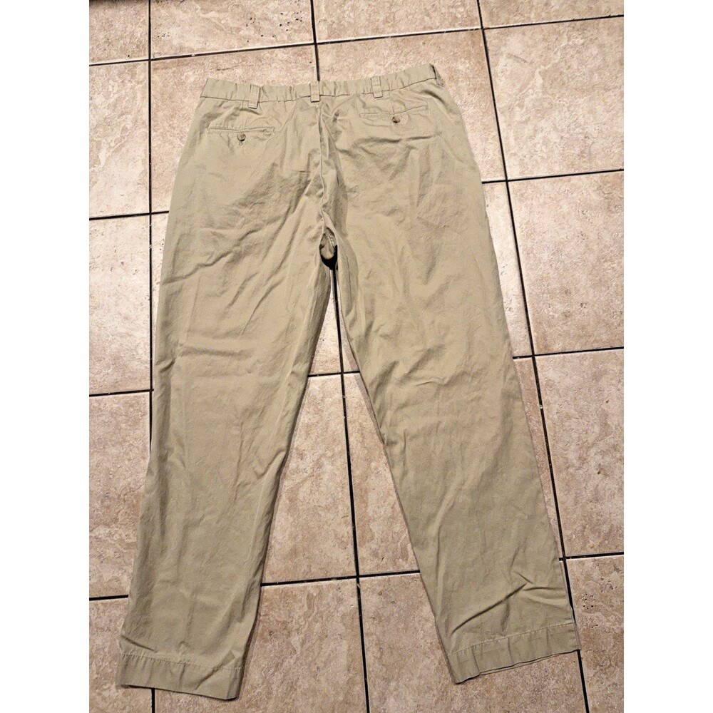 Vintage Polo Ralph Lauren Chino Pants Mens 38x30 Khaki Cotton Business Casual - Picture 2 of 7